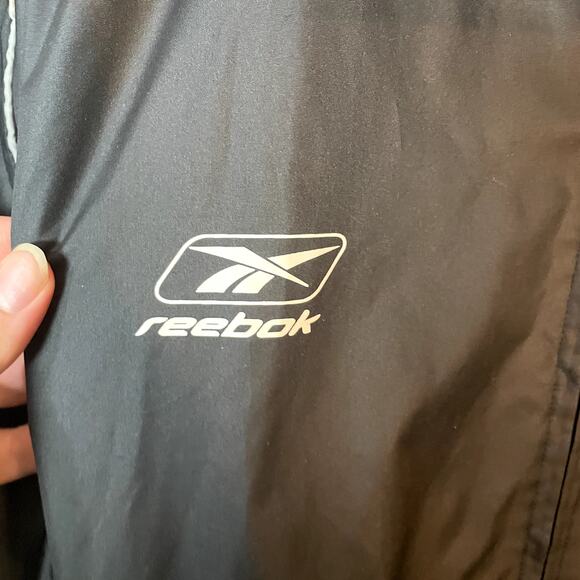 Reebok Indy Racing League Light Windbreaker Jacket in Black Size Large - Picture 4 of 9